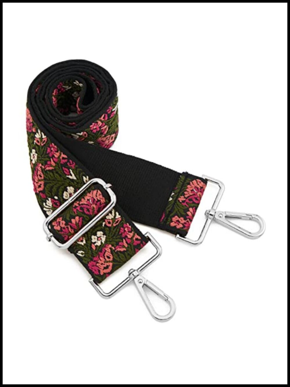 Wide Adjustable Canvas Bag Strap Replacement Crossbody Shoulder